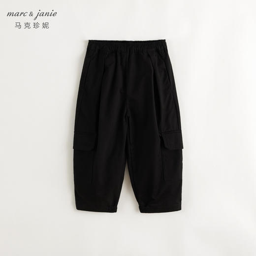 [加绒]马克珍妮女童工装大口袋休闲裤 儿童直筒裤子秋冬装241525/541882 商品图2
