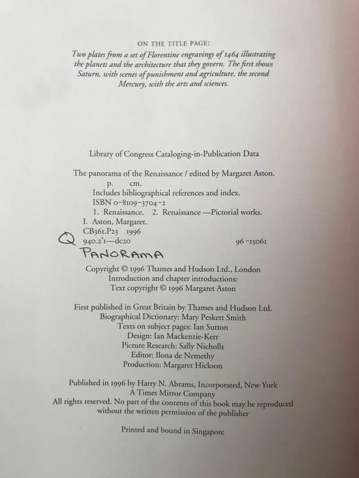 文艺复兴全景 千余幅插图（578幅彩色） 精装16开 商品图4