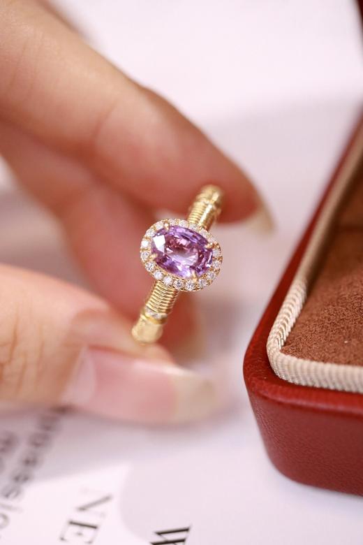 1.08ct 蓝宝石戒指 商品图7