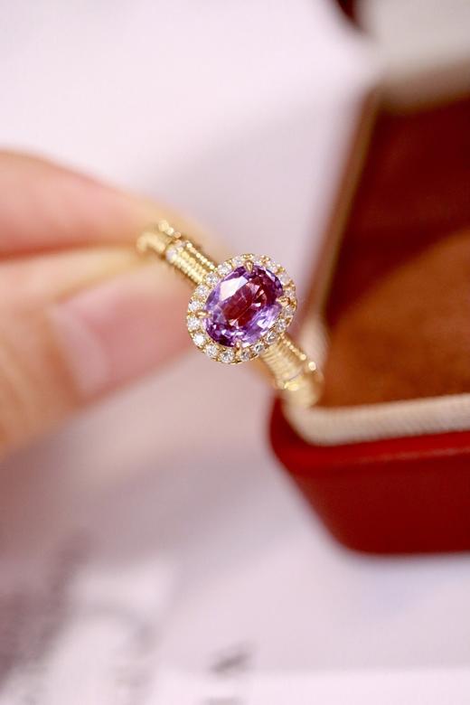 1.08ct 蓝宝石戒指 商品图2