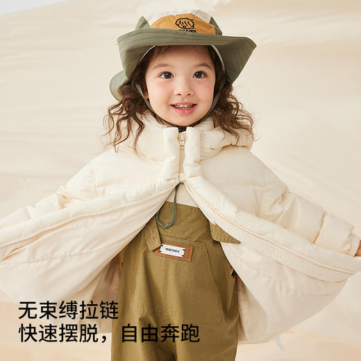 44183430兔兔小布门襟立体设计泡芙感外套（90-130尺码可选） 商品图2