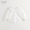 马克珍妮女童甜美花边娃娃领衬衫儿童纯棉衬衣上衣秋装新款241515 商品缩略图2