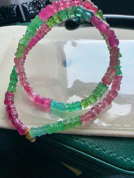 19.3g 雕刻碧玺手链 商品图3