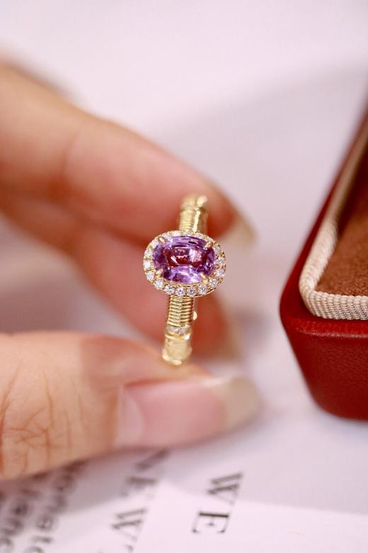 1.08ct 蓝宝石戒指 商品图5