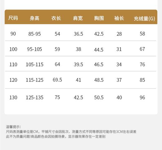 44183430兔兔小布门襟立体设计泡芙感外套（90-130尺码可选） 商品图1