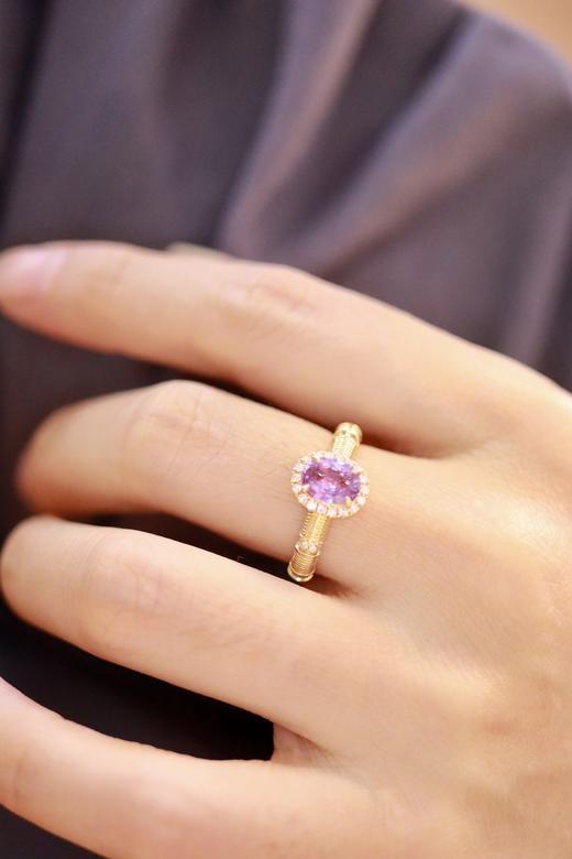 1.08ct 蓝宝石戒指 商品图8