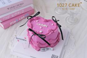 1027CAKE |  心形蛋糕 少女心 公主请发财（色素重，介意勿拍）