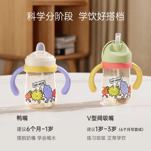 BEBETOUR 婴幼儿吸管杯（Tritan） 240mL  T417 商品图1