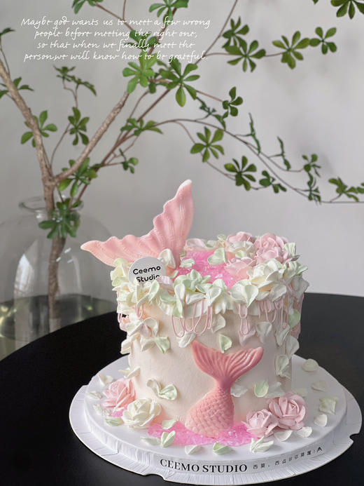 人鱼裱花蛋糕 商品图0