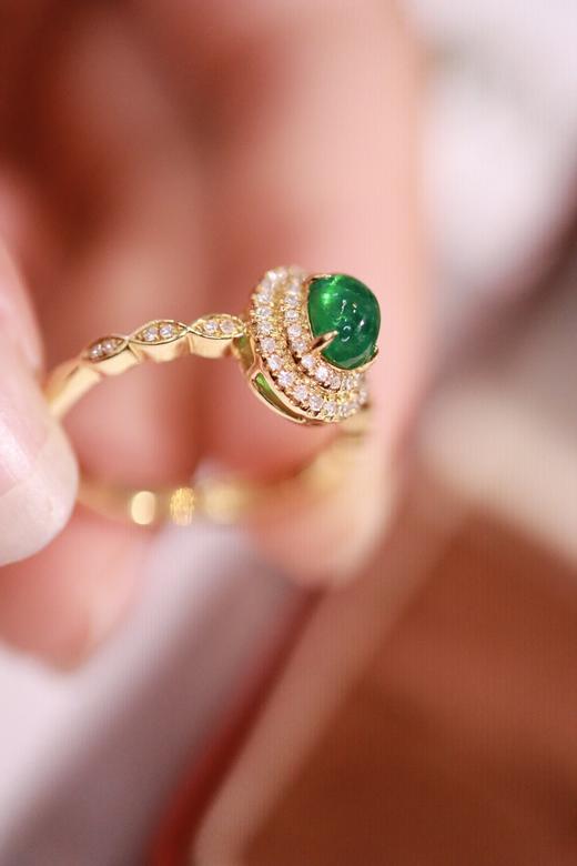 0.56ct 祖母绿戒指 商品图3