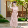 新中式改良旗袍连衣裙，收腰气质国风碎花裙HR-LNS9690 商品缩略图3