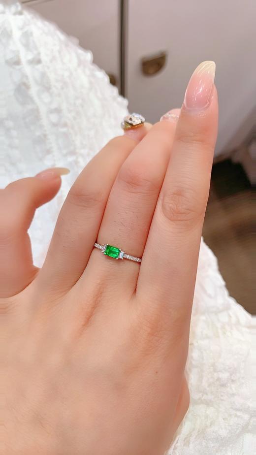 0.32ct 祖母绿戒指 商品图3