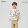 马克珍妮男童条纹圆领卫衣儿童休闲百搭上衣2024年秋装新款240997 商品缩略图0