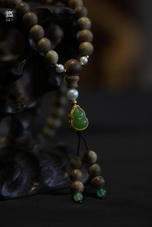 108子沉香手串 斜挎链 商品图5