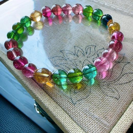 18g 8mm 碧玺手链 商品图5