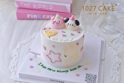 1027CAKE | 奶油霜立体小动物 小猪 小狗 商品图4