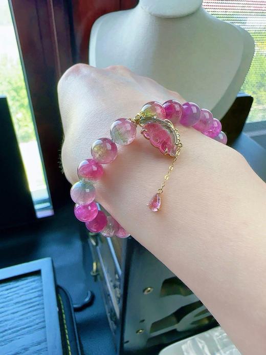 19.62g 8mm 碧玺手链 商品图8