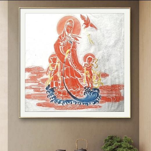 《送子观音像》朱拓 商品图3