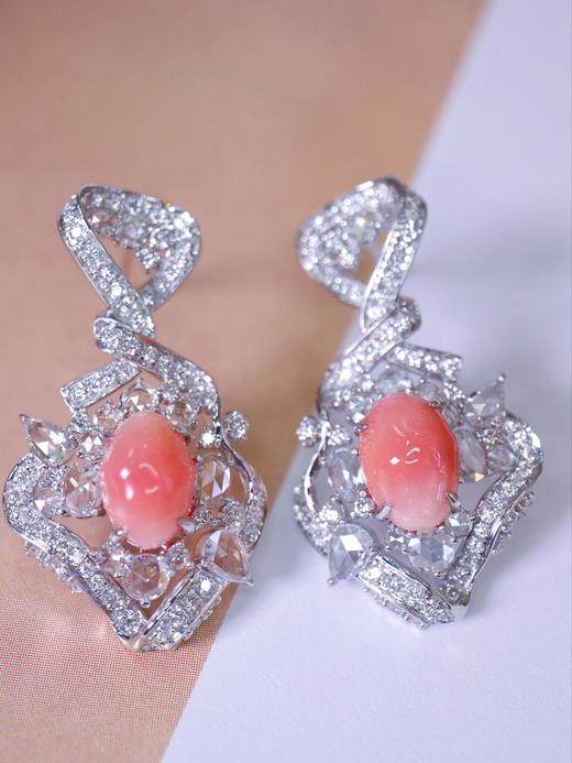 1.52ct +1.69ct 海螺珠耳环 商品图1