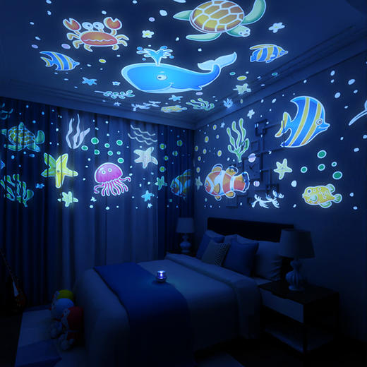 【星海梦境 灯影绘心】梦幻星空，陪伴你入睡；海洋世界，与儿童共成长；蓝牙音箱、LED小夜灯、成就高光时刻；情人节，专属浪漫氛围；送女生闺蜜，展现真挚情感；七夕更是送给自己的幸福伴侣！情人节礼物必选 商品图3