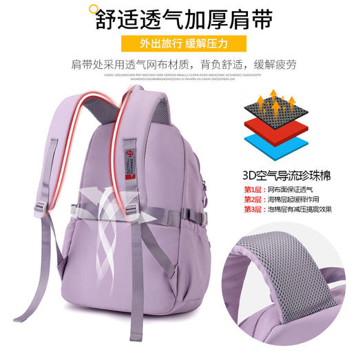 【开学季】新款中小学生儿童初高中书包 男女生双肩包轻便书包 商品图1