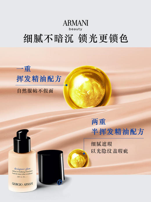 【405元会员福利】 （全球购）阿玛尼大师光采焕颜粉底液30ml 商品图1