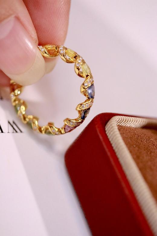 3.0ct 蓝宝石戒指 商品图3