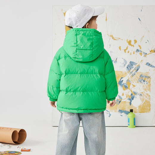 44183016兔兔小布简约泡芙感泡泡羽绒服90-130尺码可选 商品图3