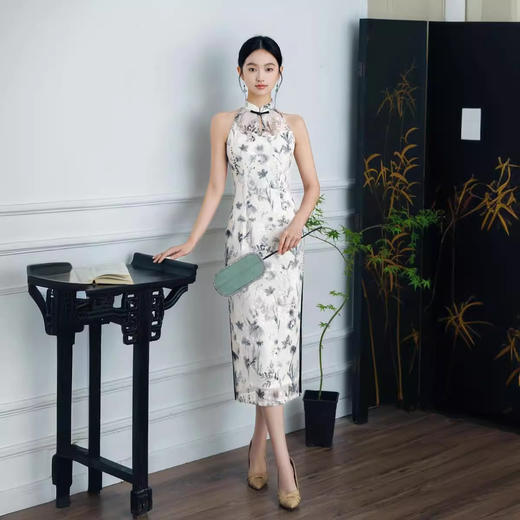 新款改良旗袍，中国风年轻款气质夏季简约小个子YM3209 商品图3