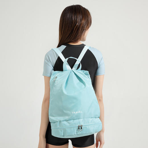 【干湿分离泳袋健身包】防水沙滩包收纳背包 双侧内袋出行健身装备男女 商品图2