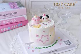 1027CAKE | 奶油霜立体小动物 小猪 小狗
