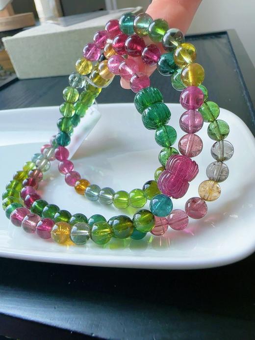 36.4g 6.1mm 碧玺手链 商品图6