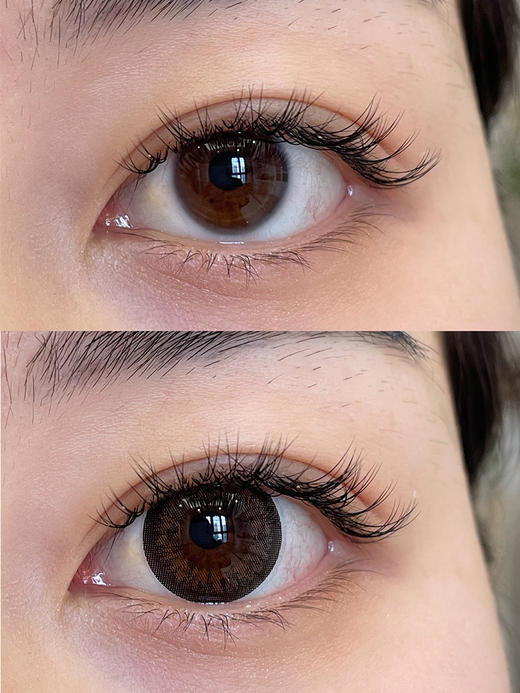 DORISCON 黑咖巧克力 半年抛 两片 14.5mm 参考着色 14.3mm 基弧 8.6 含水 38% 韩国进口 商品图2