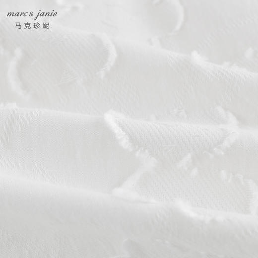 马克珍妮女童甜美立体提花衬衫儿童衬衣上衣2024年秋装新款241389 商品图3