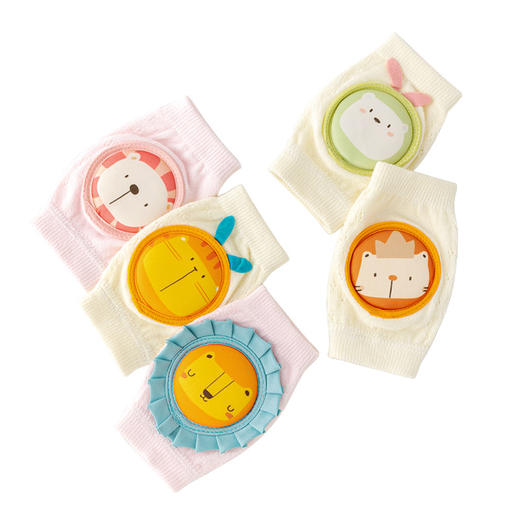 【网眼透气 柔软舒适 不易起球】春夏新品婴儿护膝新款儿童学步护膝爬行神器宝宝松口长筒袜套 商品图4