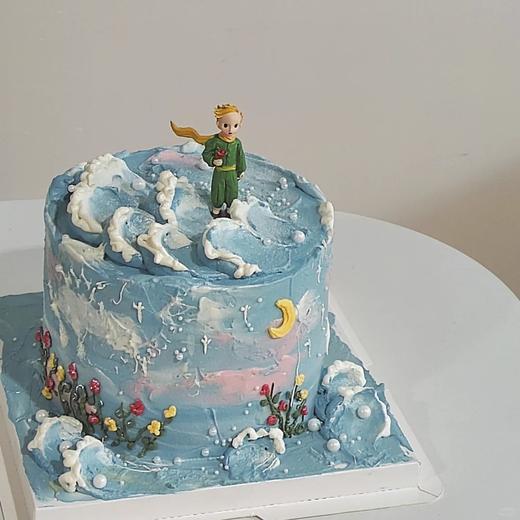 油画风星空深情小王子蛋糕 商品图0