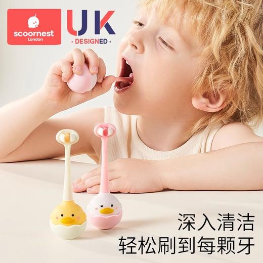科巢儿童软毛牙刷三面宝宝0-1-2-3到6一12岁以上一牙膏婴儿u型d婴幼儿 商品图2