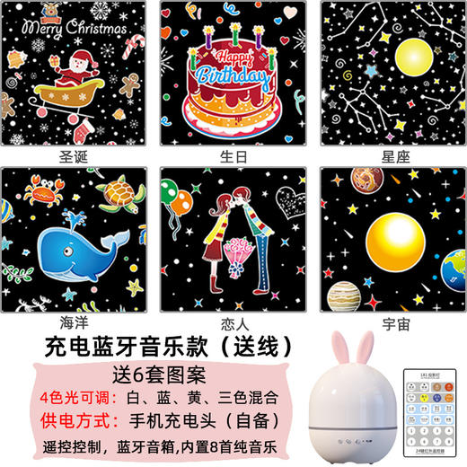 【星海梦境 灯影绘心】梦幻星空，陪伴你入睡；海洋世界，与儿童共成长；蓝牙音箱、LED小夜灯、成就高光时刻；情人节，专属浪漫氛围；送女生闺蜜，展现真挚情感；七夕更是送给自己的幸福伴侣！情人节礼物必选 商品图7