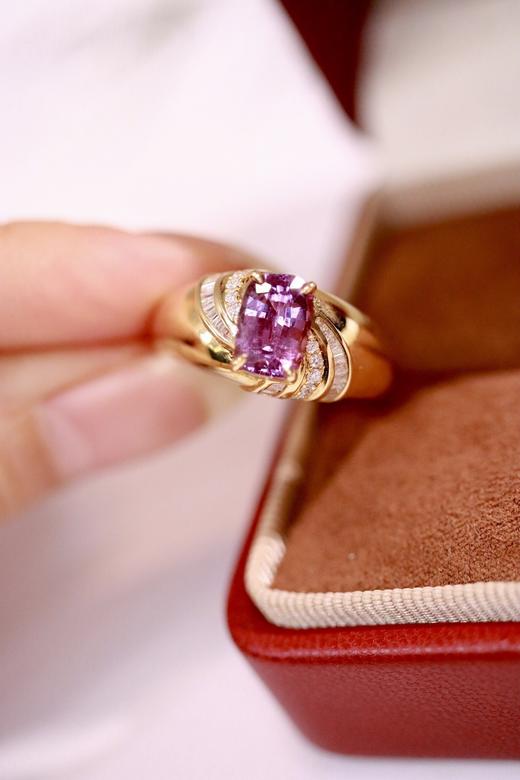 1.55ct 蓝宝石戒指 商品图6