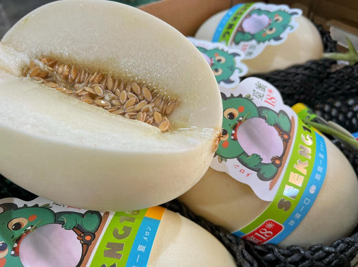 【白金蜜瓜 脆甜】白金蜜瓜白皮白肉，肉质口感脆，水分足，甜度好，吃口清爽解渴，时令好瓜！ 商品图4