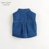 马克珍妮女童立体大口袋牛仔马甲儿童背心上衣2024秋装新款241386 商品缩略图3