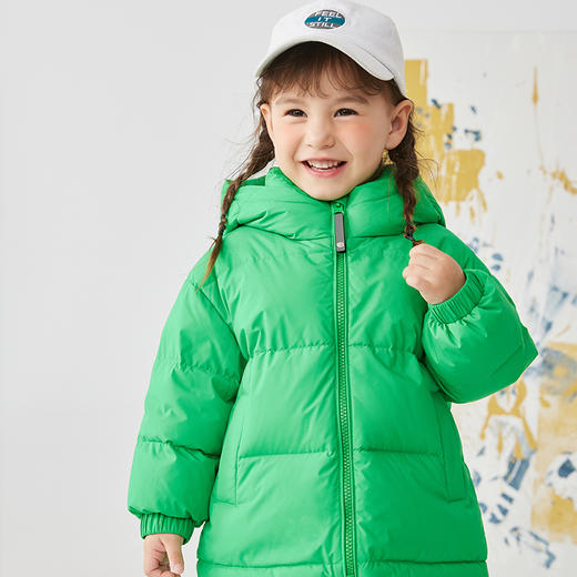 44183016兔兔小布简约泡芙感泡泡羽绒服90-130尺码可选 商品图5