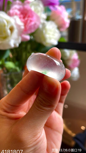 宽版玻璃种指环【4181807】圈口19.0~具体价格微信咨询