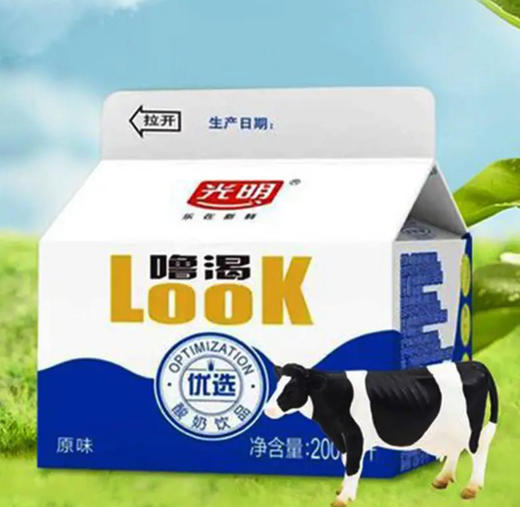 光明酸奶饮品（原味）200ml 商品图0