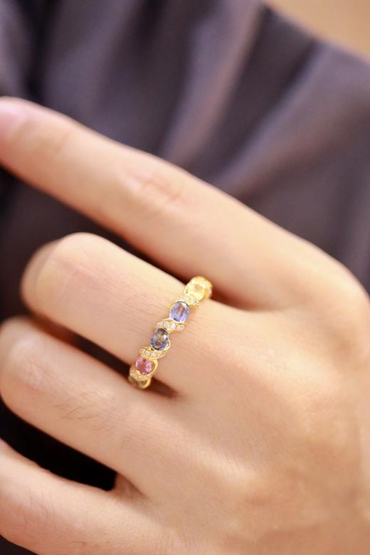 3.0ct 蓝宝石戒指 商品图6