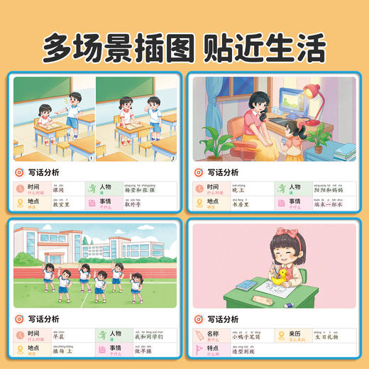 【斗半匠】一学就会的看图写话一二年级专项训练一年级二年级小学语文人教版 商品图3