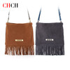 CHCH女士包袋流苏单肩包斜挎包真皮绒面女包 商品缩略图3