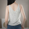 C2-时尚气质V领小吊带背心女西装内搭镶钻时髦外穿针织吊带打底衫  璀璨撩人 商品缩略图4