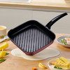 德铂平底锅不粘牛排煎锅不沾少油烟24cm 商品缩略图4