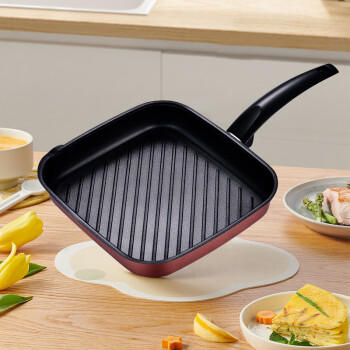 德铂平底锅不粘牛排煎锅不沾少油烟24cm 商品图4